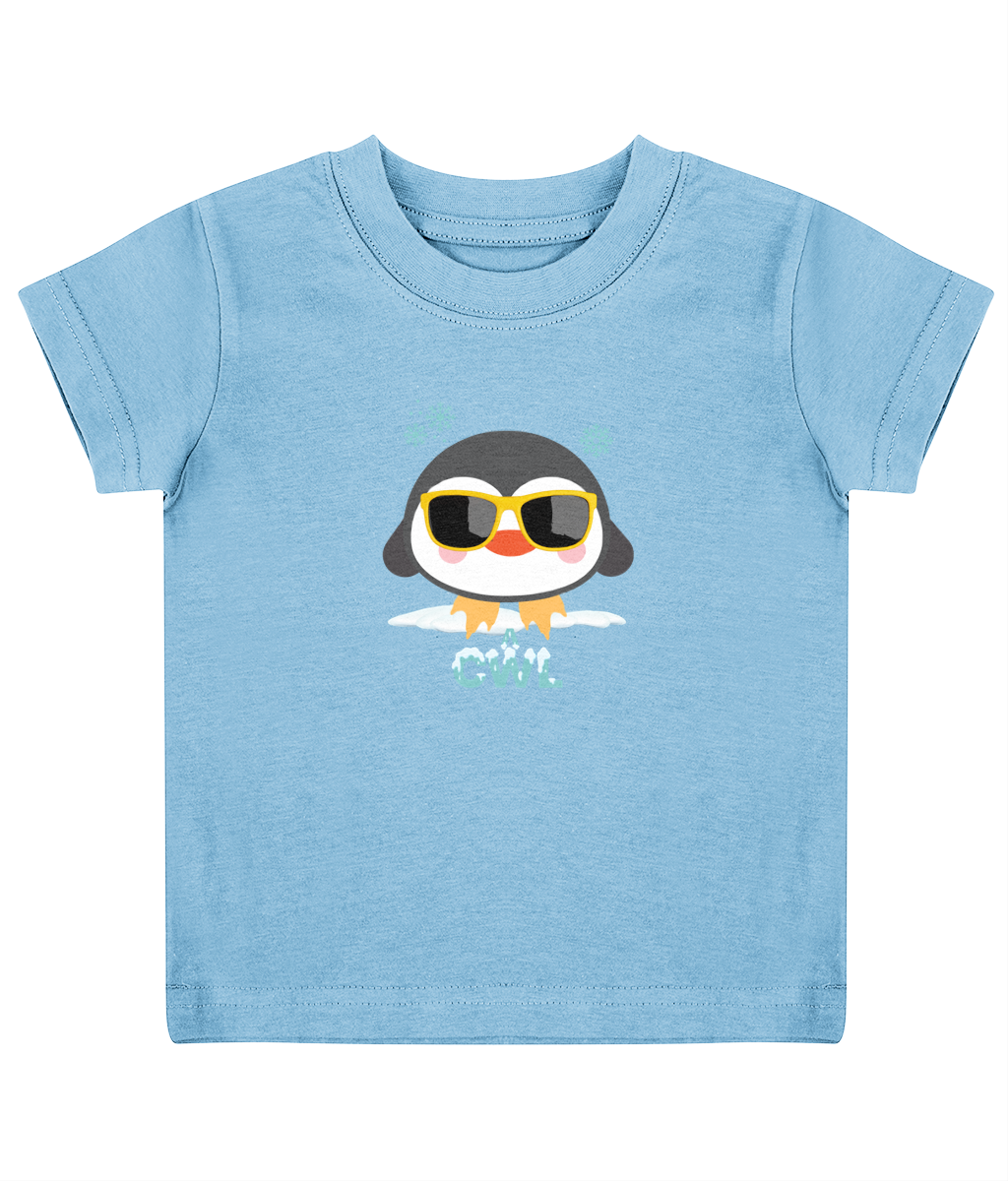 Cŵl Penguin Welsh Child's T-Shirt