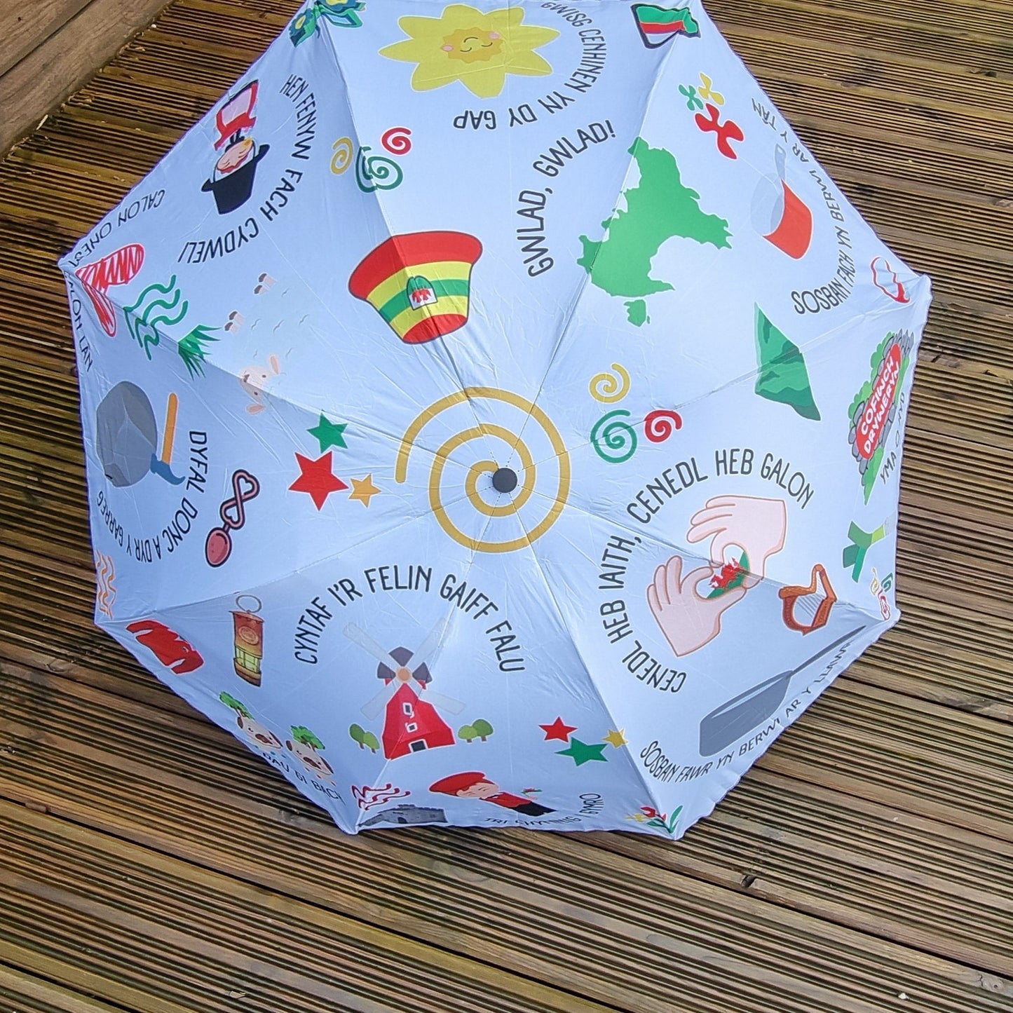 Welsh Themed Umbrella - 'Cymru'
