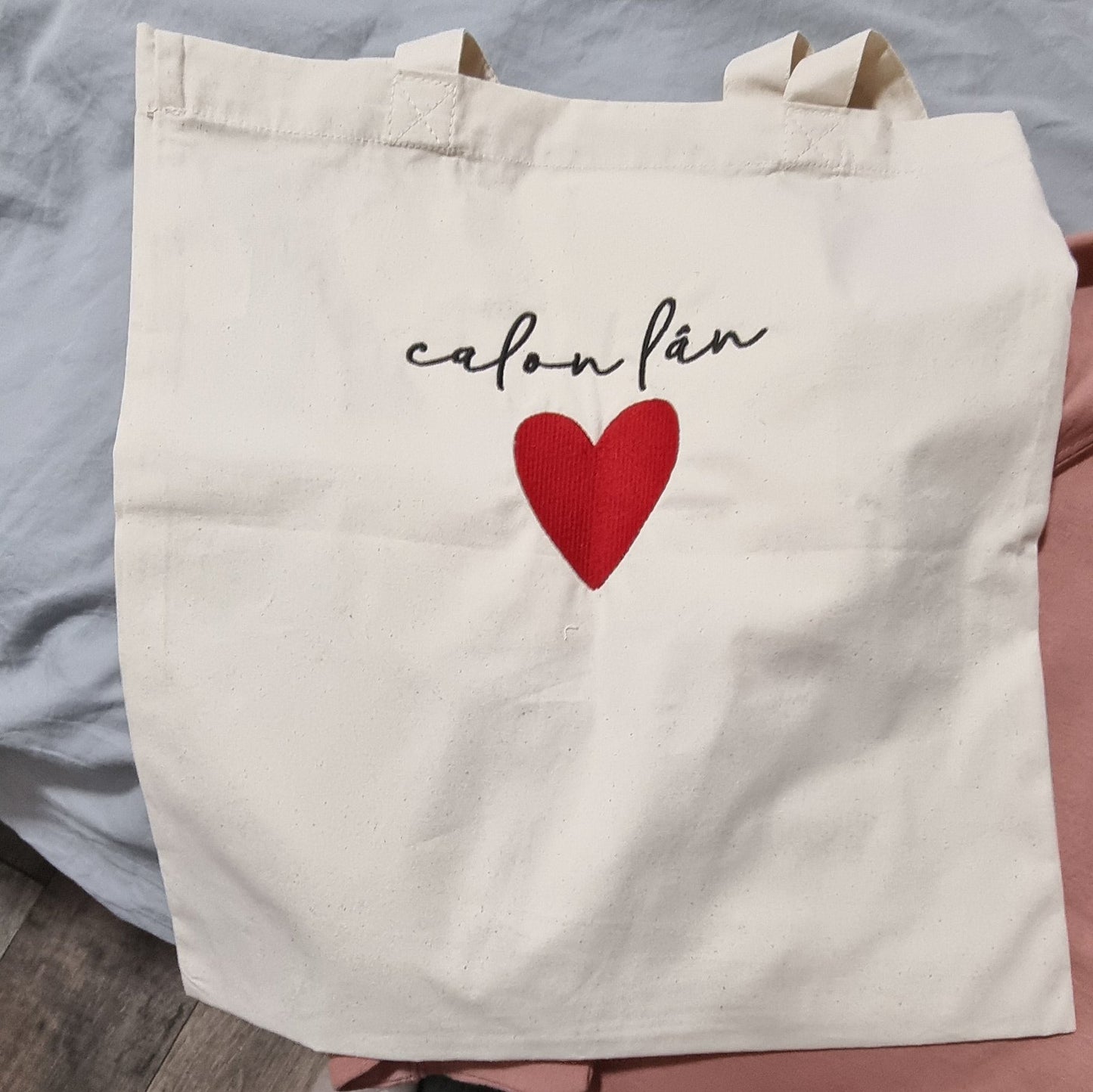 'Calon Lân' Embroidered Premium Tote Bag