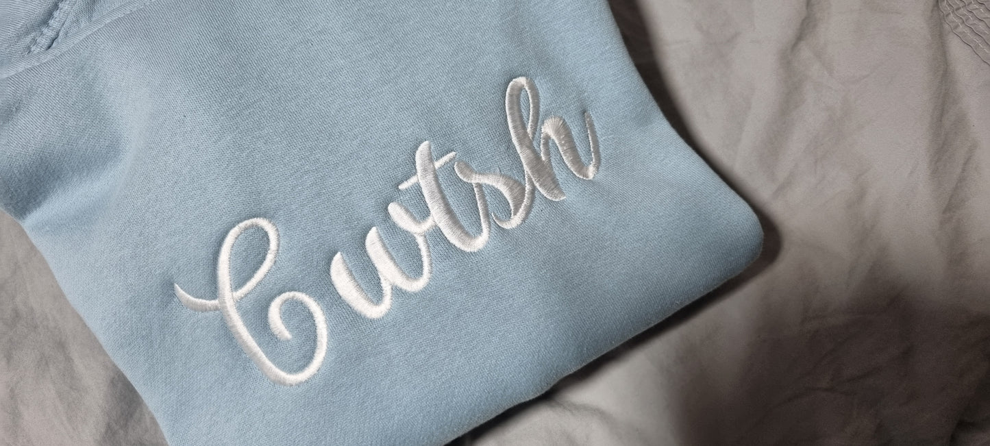 Cwtsh Premium Cross-neck Hoodie