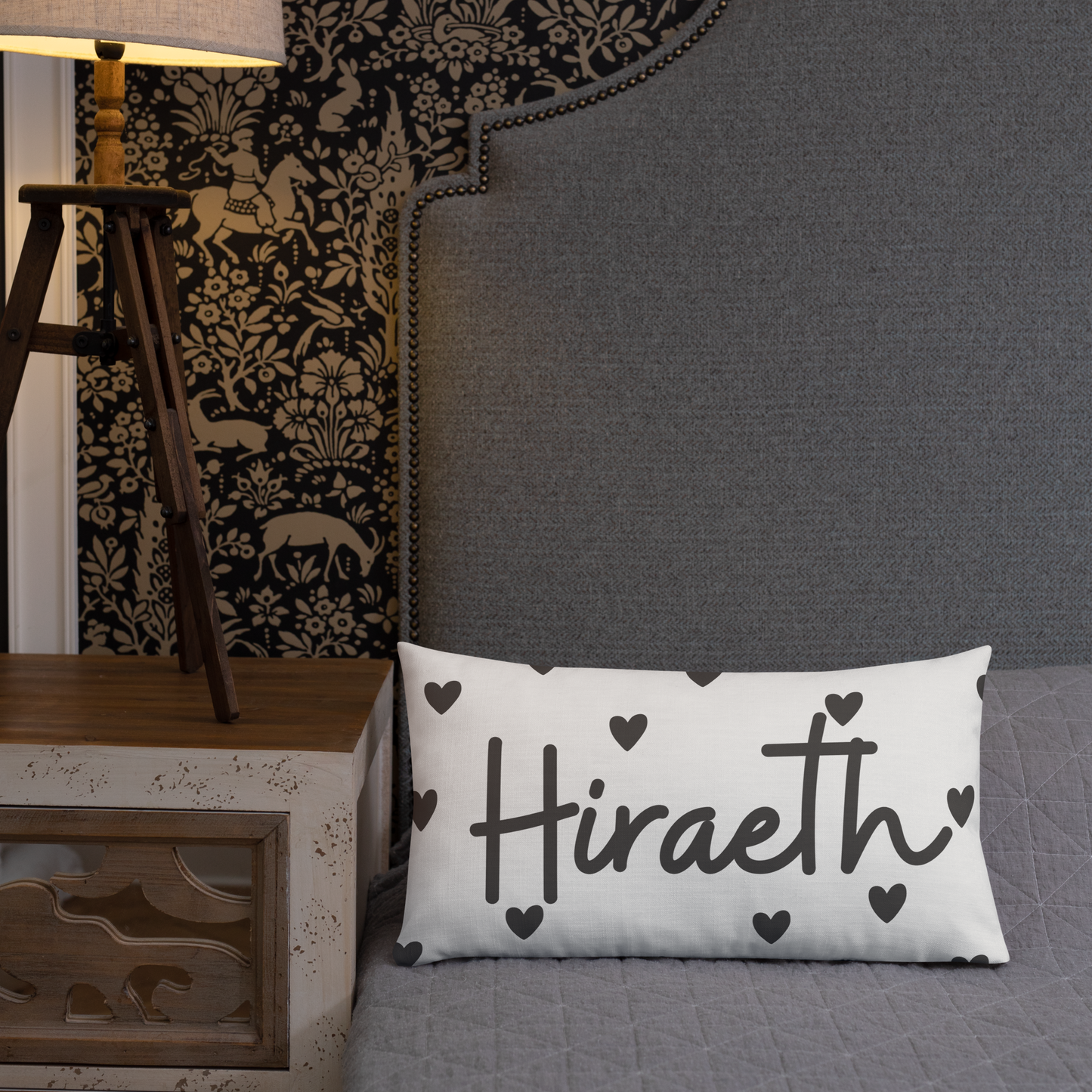 Welsh themed Premium Pillow (19' x 13')