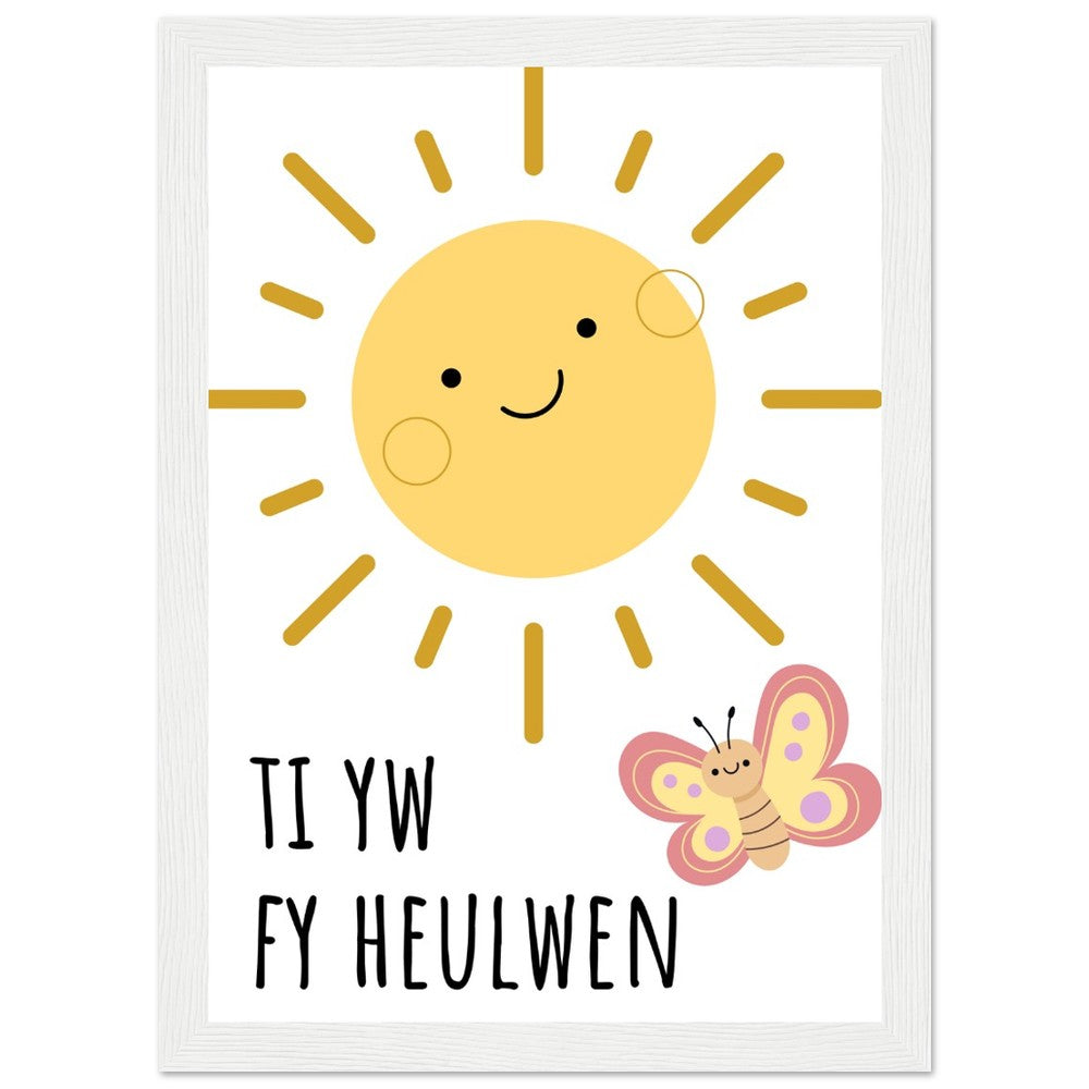Walart Ffram Pren 'Ti yw fy Heulwen' | Argraffiad Cymraeg