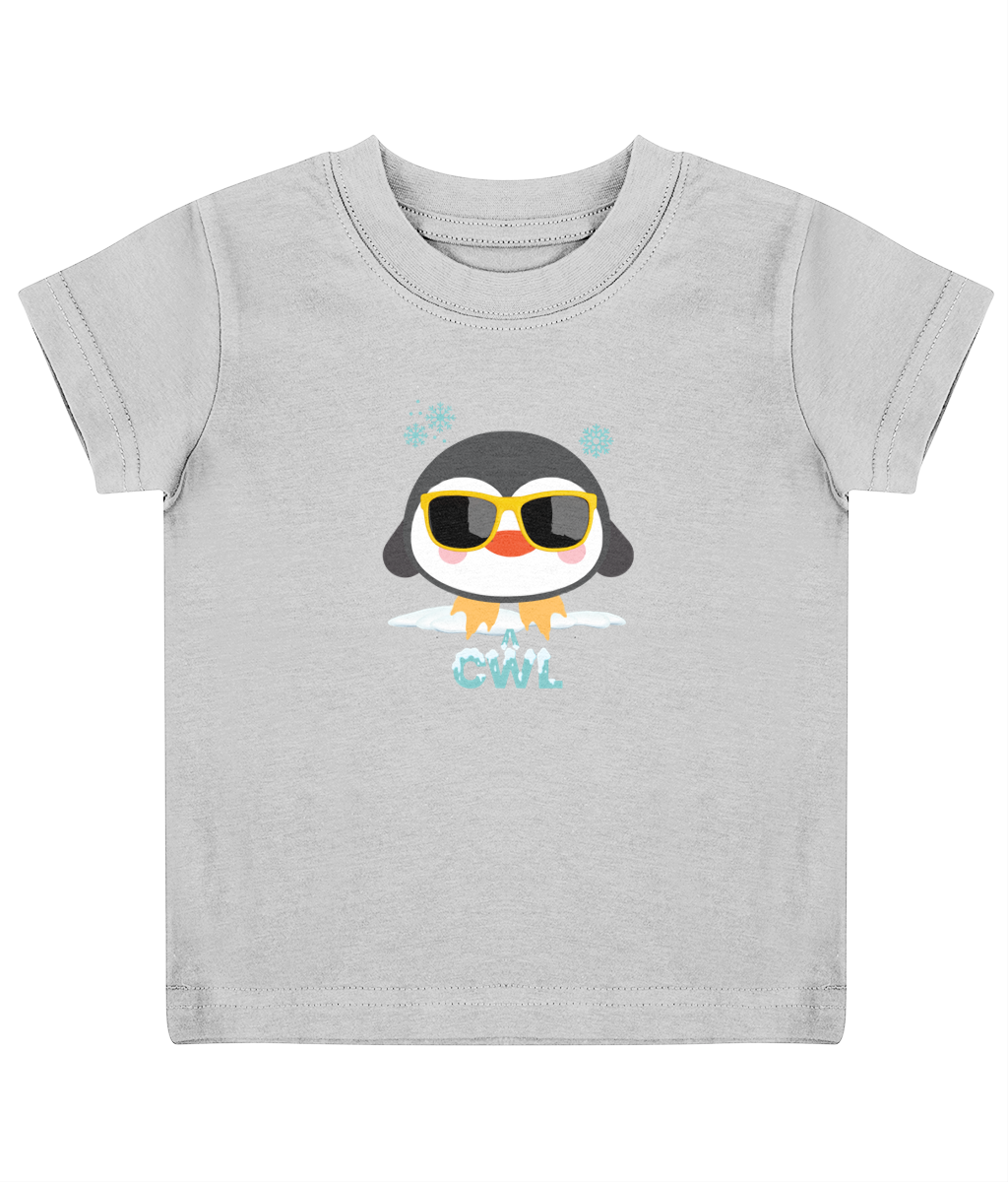 Cŵl Penguin Welsh Child's T-Shirt