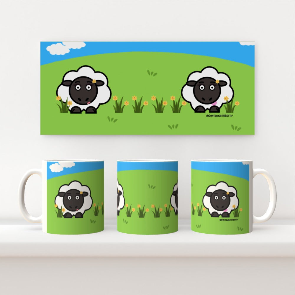 Set of 2 Welsh Themed Mugs