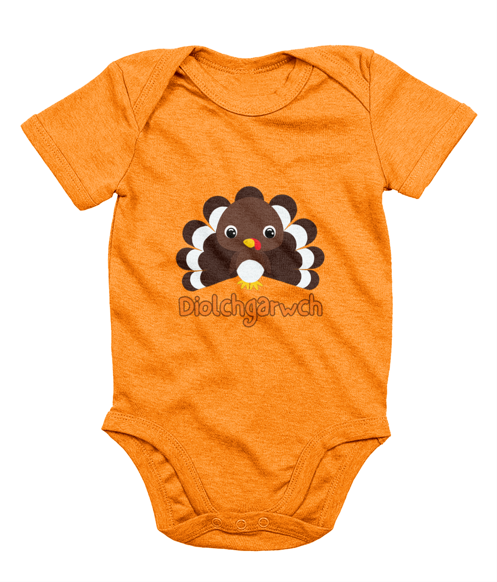 Diolchgarwch Welsh Babygrow