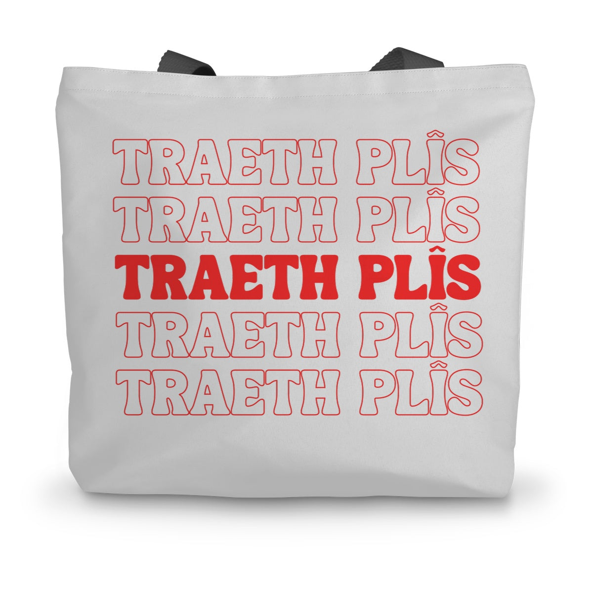 Bag Tote Canvas Traeth Plîs