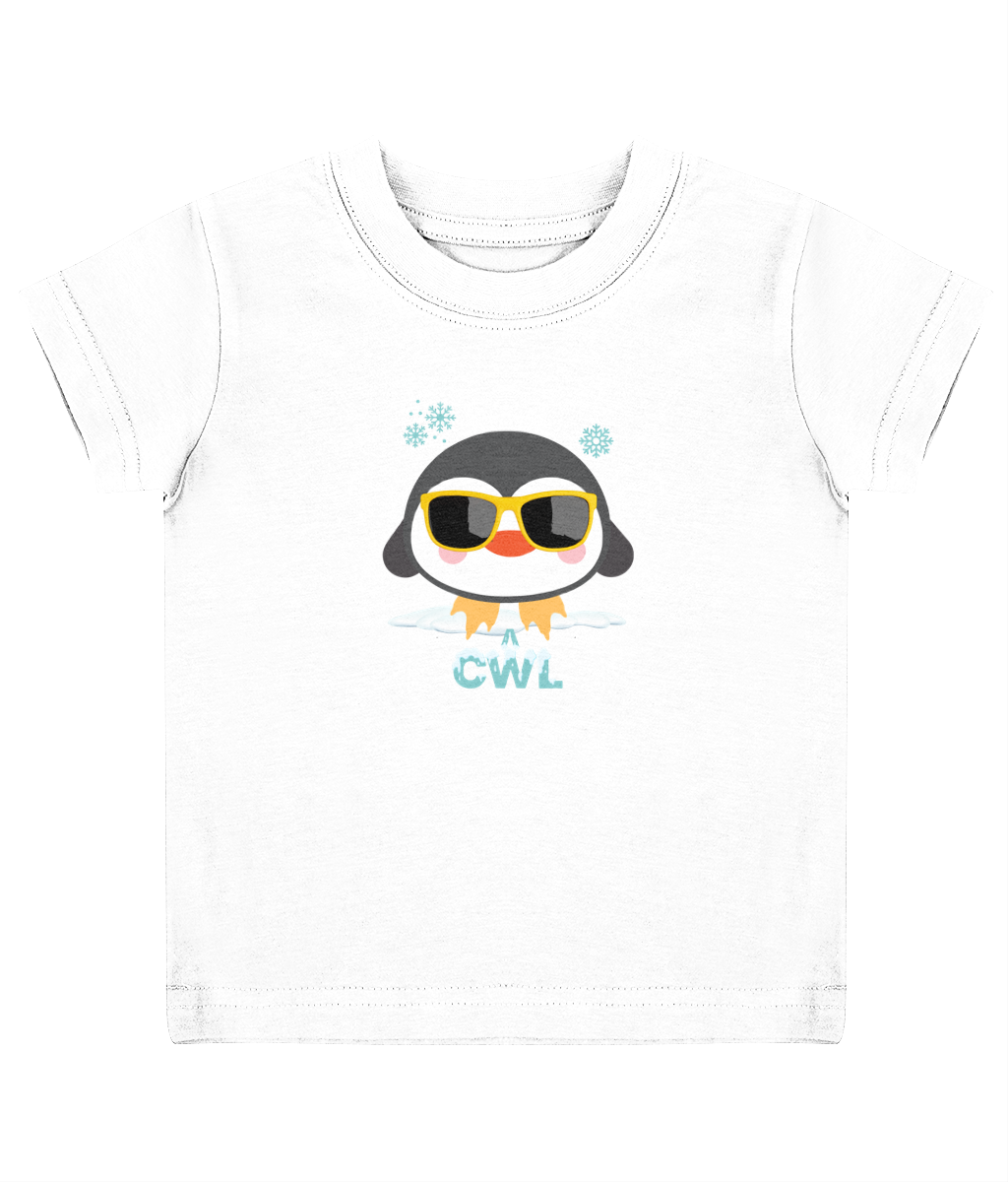 Cŵl Penguin Welsh Child's T-Shirt