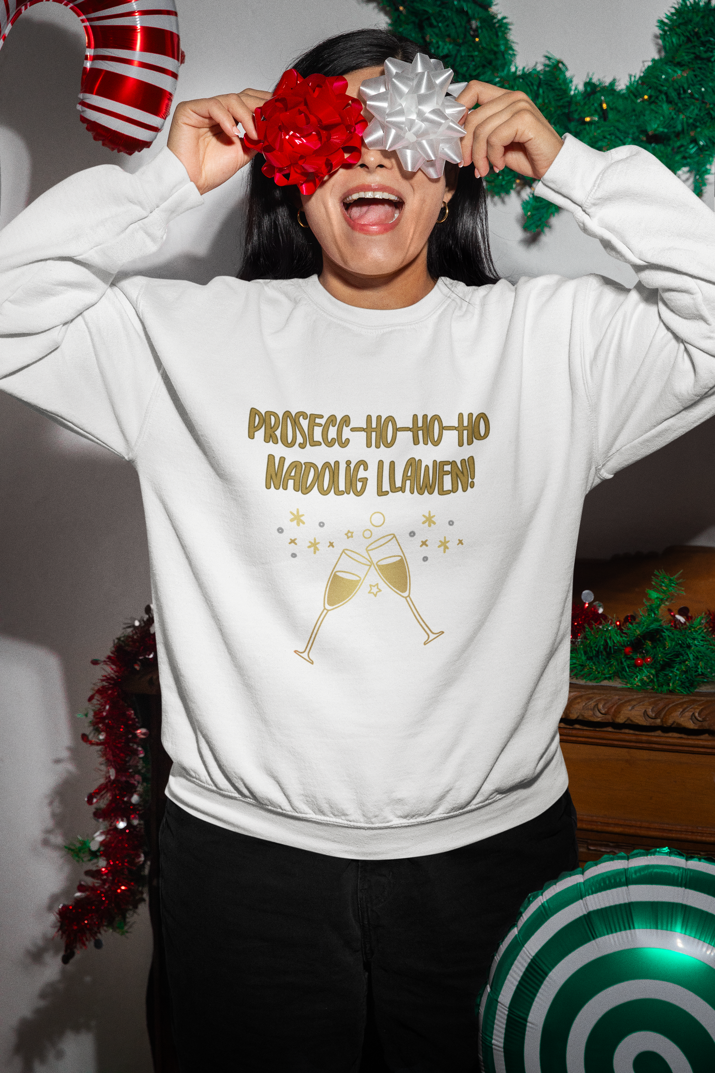 Prosecc-ho-ho-ho Christmas Sweatshirt