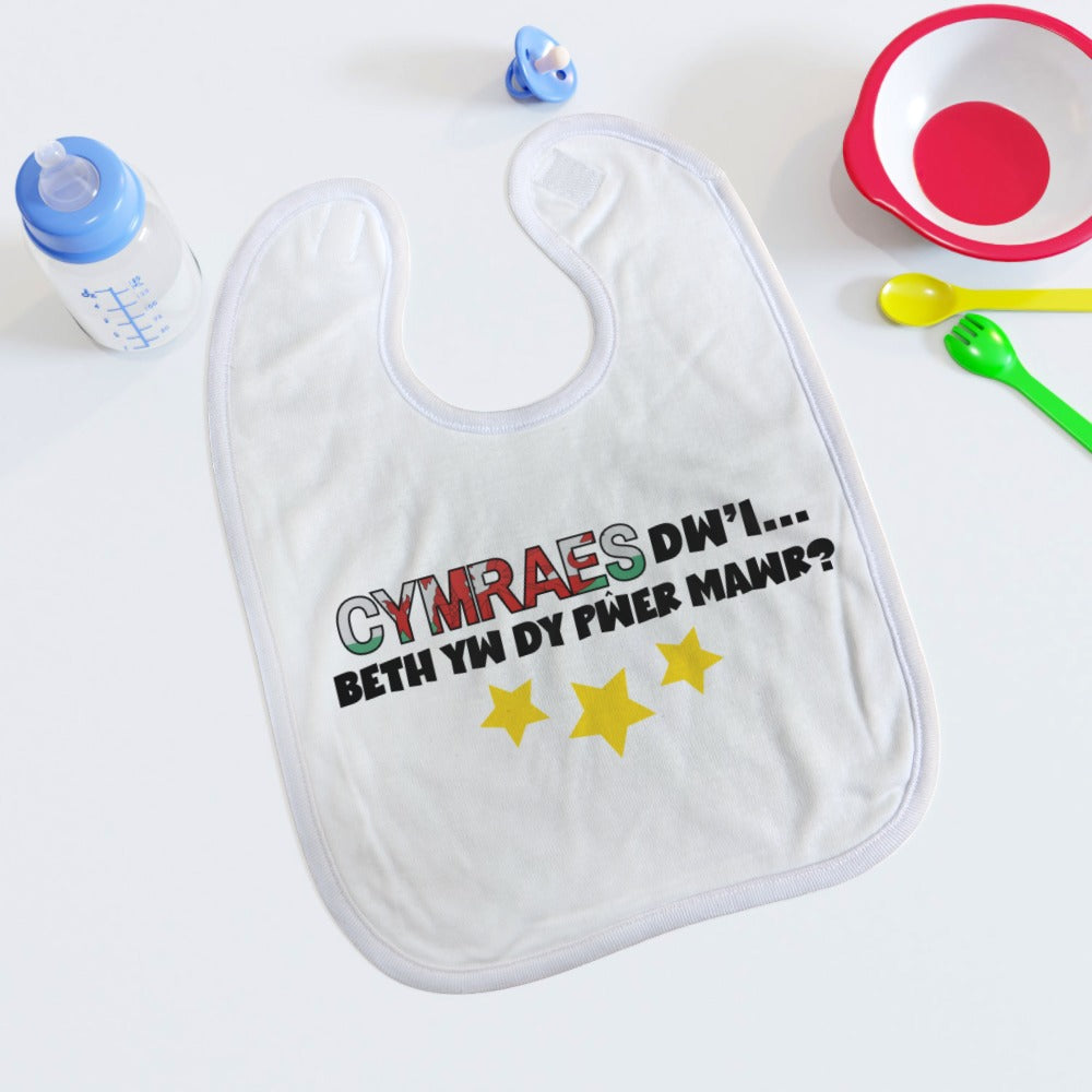 Cymraes Baby Bib | Welsh Children's Accessories