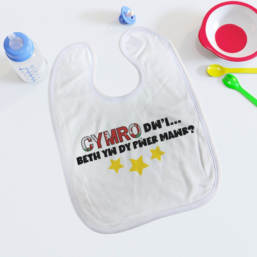 Cymro Babi Bib | Affeithwyr Plant Cymru