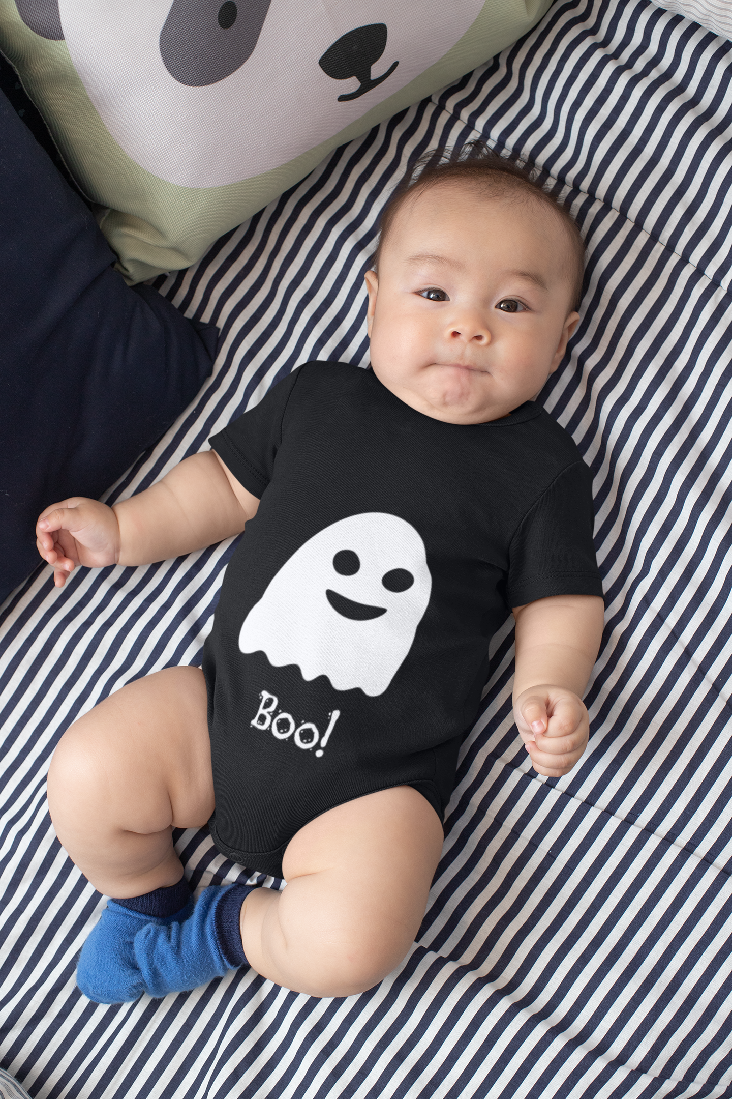 Ystyr geiriau: Boo! Ysbryd Welsh language Bodysuit | Babi Cymreig