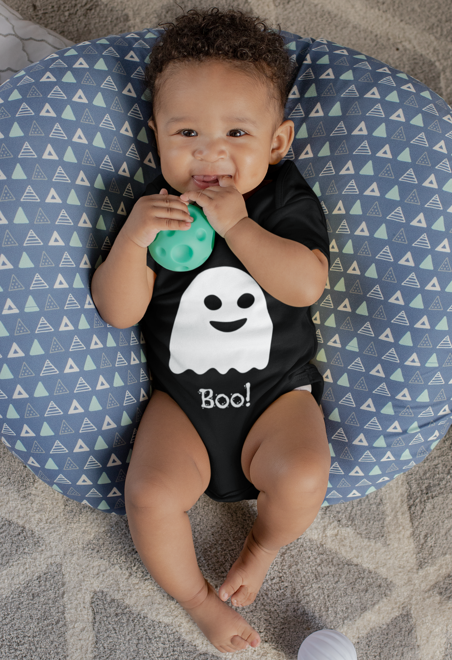 Ystyr geiriau: Boo! Ysbryd Welsh language Bodysuit | Babi Cymreig