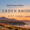 Cerdyn Rhodd DSiB | Digital Gift Card