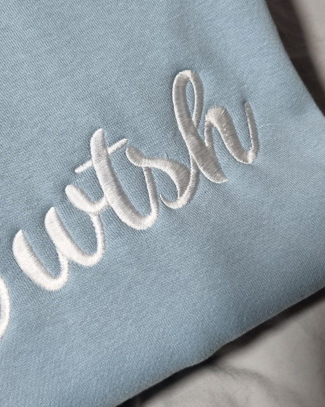 Cwtsh Premium Cross-neck Hoodie - Women's Welsh Clothing