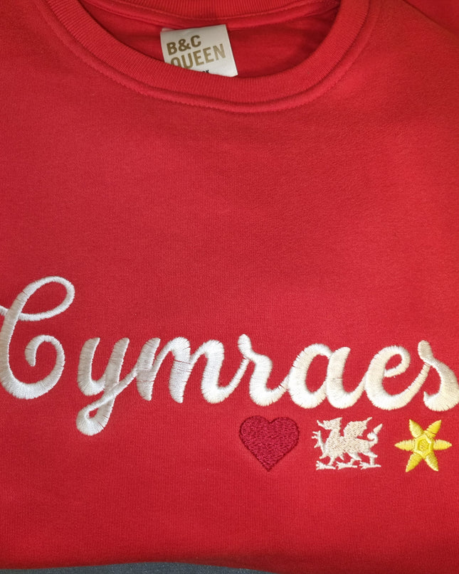 Cymraes Embroidered Sweatshirt