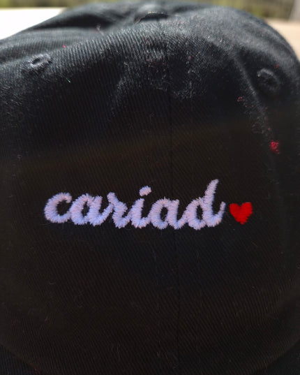 Cariad Welsh embroidered baseball cap