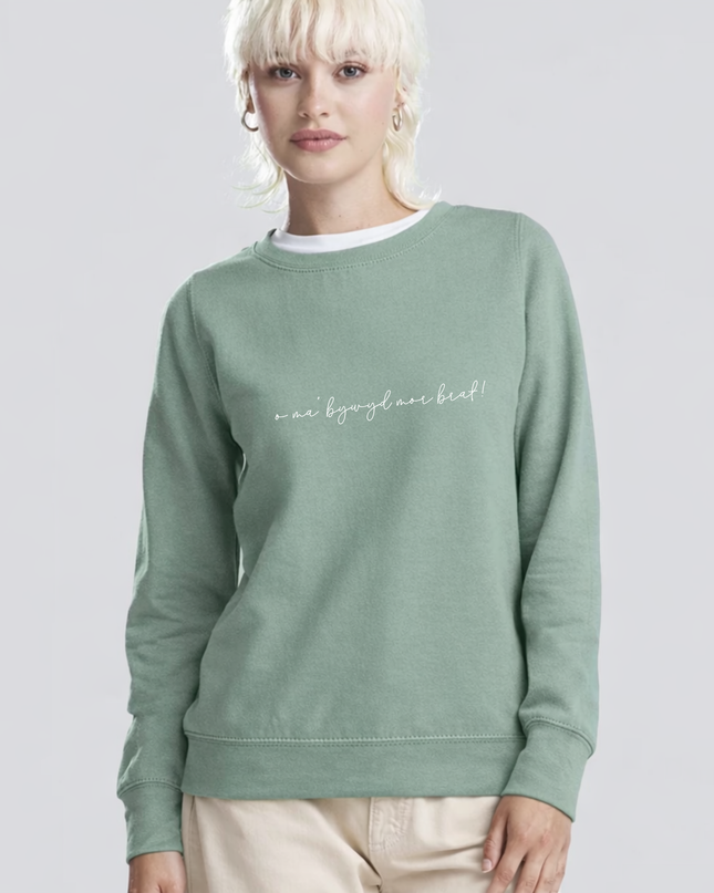 O 'ma bywyd embroidered sweatshirt