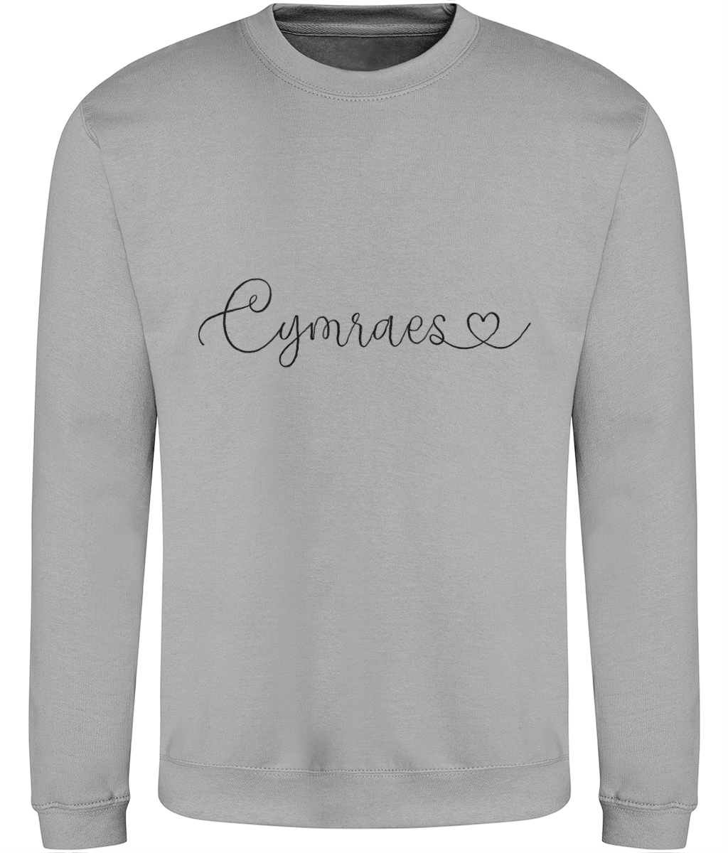 Cymraes Heart Sweatshirt