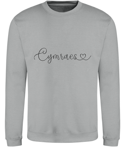 Cymraes Heart Sweatshirt