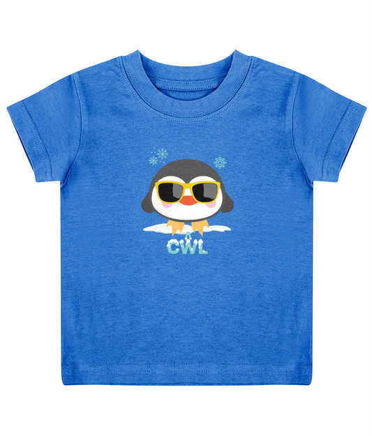 Cŵl Penguin Welsh Language Child's T-Shirt | Welsh Children's Clothes
