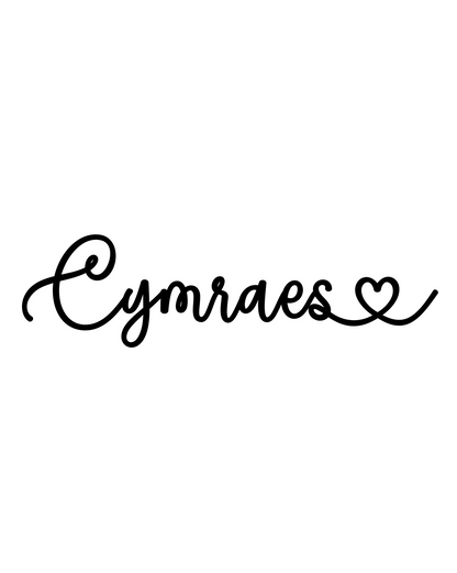 Cymraes Welsh Language Premium Cross-neck Hoodie | Welsh Adult Clothing
