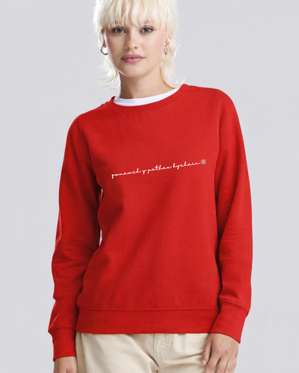Gwnewch y pethau bychain embroidered sweatshirt