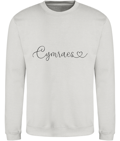 Cymraes Heart Sweatshirt