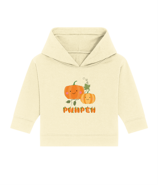 Pwmpen Baby Hoodie | Welsh Baby Clothes