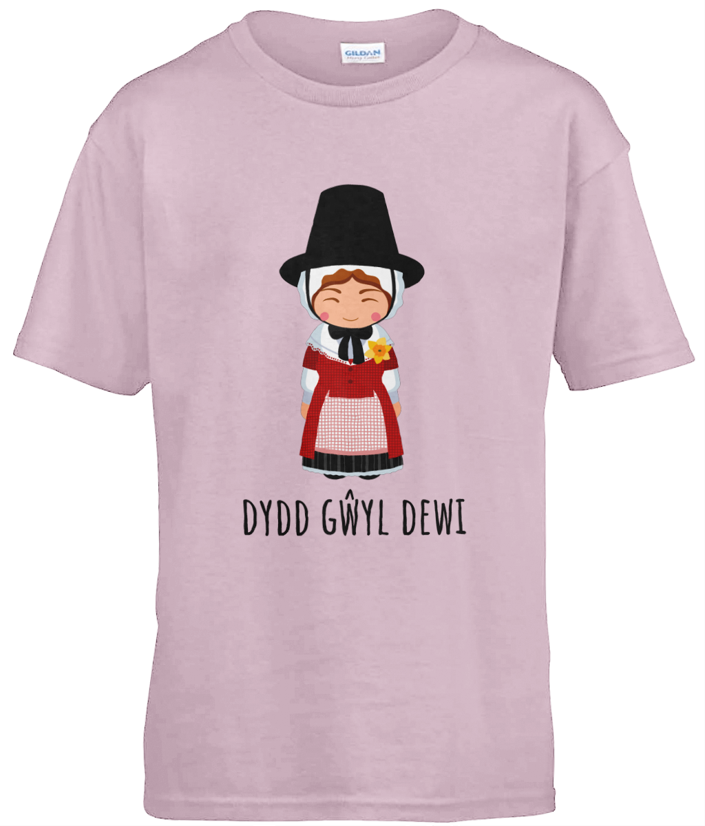 Dydd Gŵyl Dewi Girls T-Shirt | Welsh Children's Clothes
