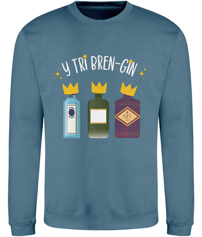 Y Tri Bren-Gin - Welsh Christmas Sweatshirt