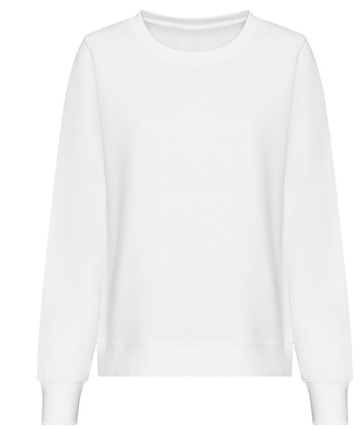 Arctic white womens sweatshirt