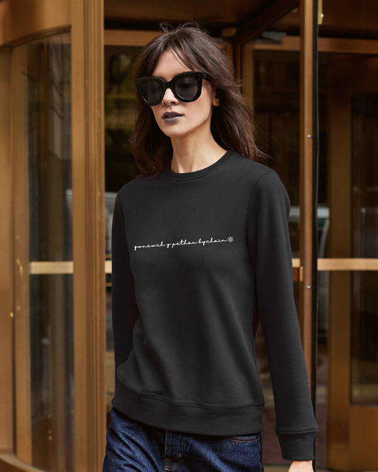 Gwnewch y pethau bychain embroidered sweatshirt
