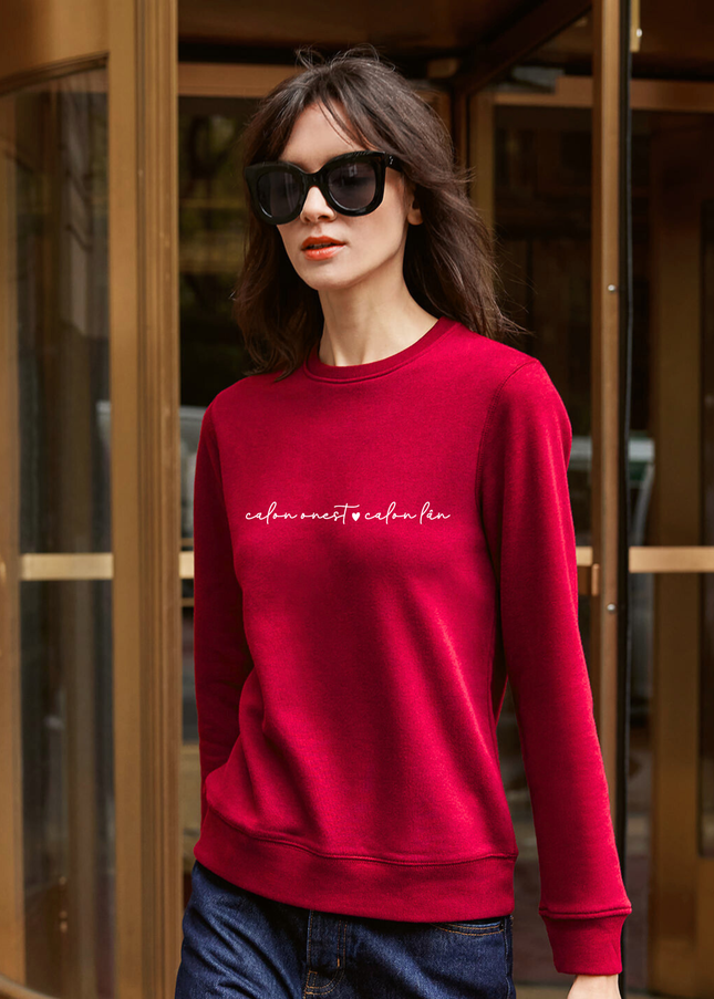 Calon Lân embroidered sweatshirt
