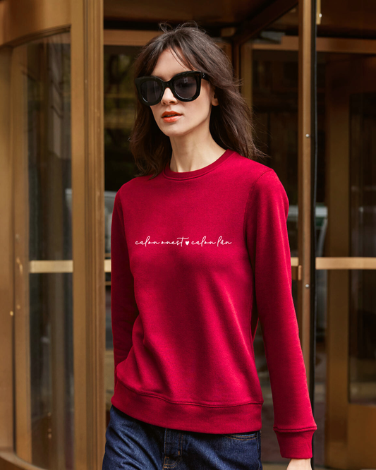 Calon Lân embroidered sweatshirt