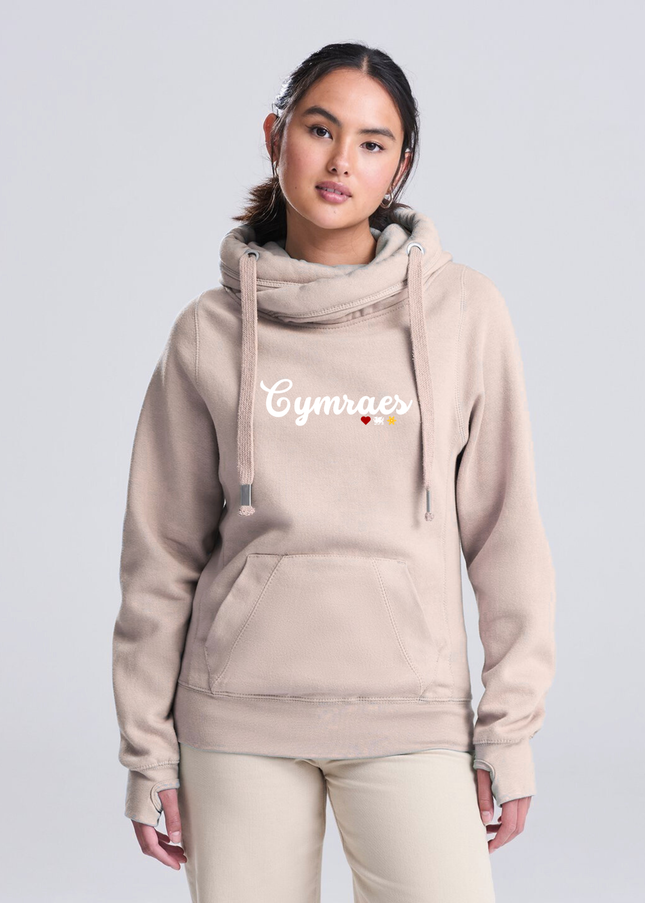 Cymraes Premium Cross-neck Hoodie