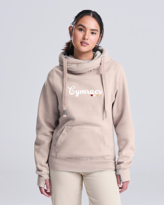 Cymraes Premium Cross-neck Hoodie