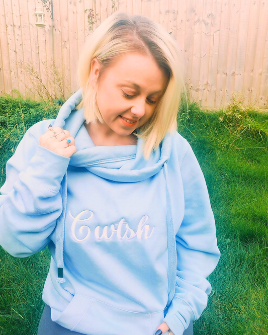 Cwtsh Premium Cross-neck Hoodie