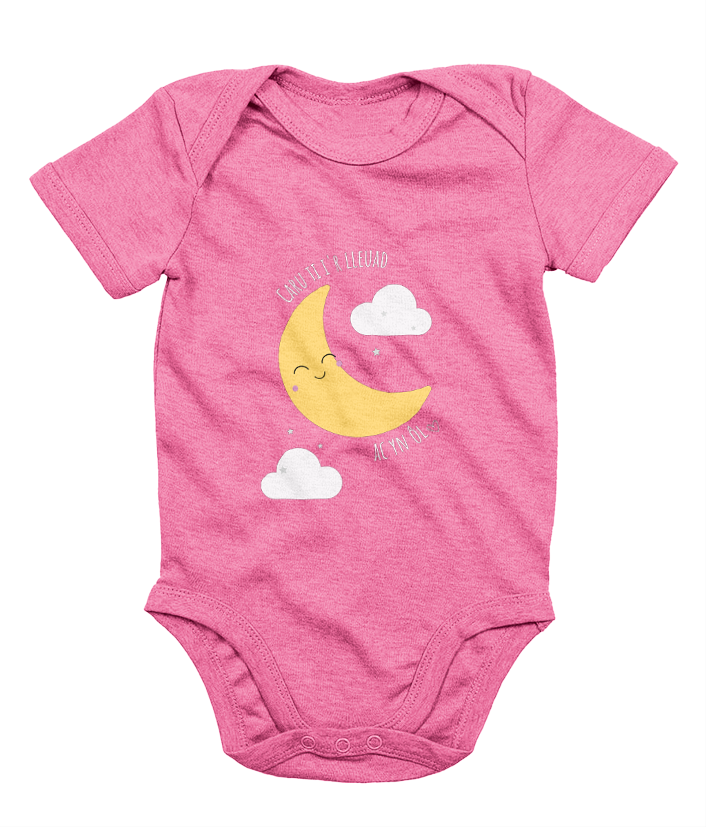 'Caru ti i'r lleuad' Welsh Babygrow