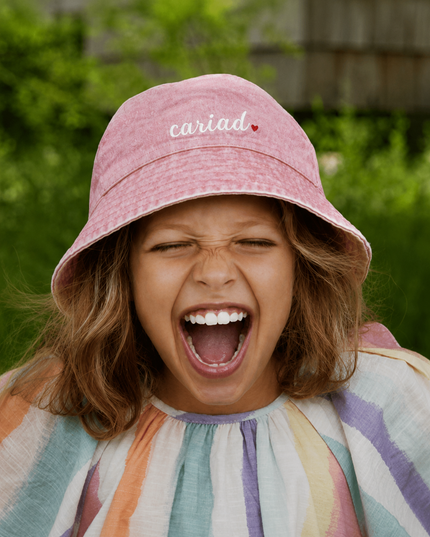 Cariad child's bucket hat