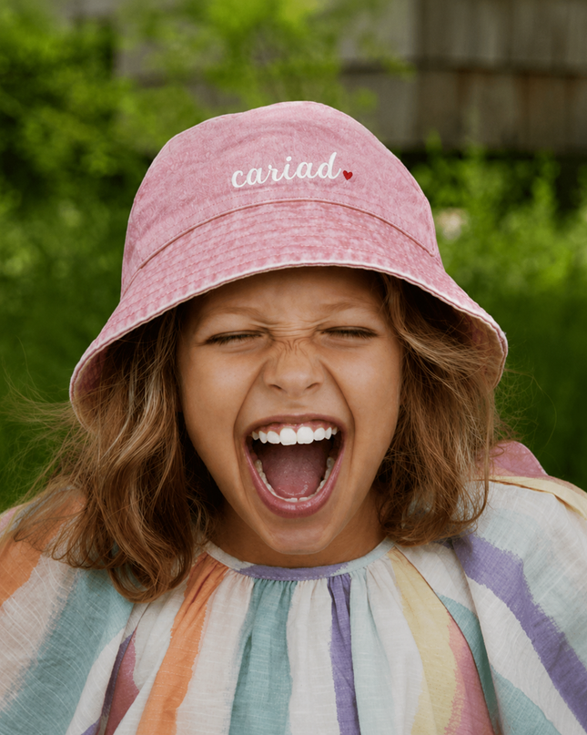 Cariad child's bucket hat