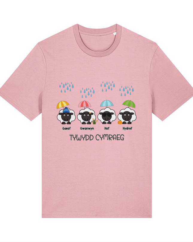 Tywydd Cymraeg Printed Adult T-Shirt