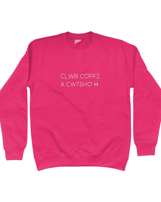 Clwb Coffi & Cwtsho Embroidered Sweatshirt