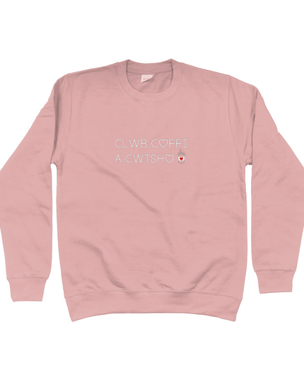 Clwb Coffi & Cwtsho Embroidered Sweatshirt