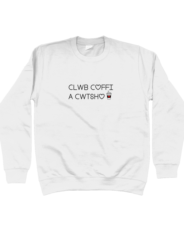Clwb Coffi & Cwtsho Embroidered Sweatshirt