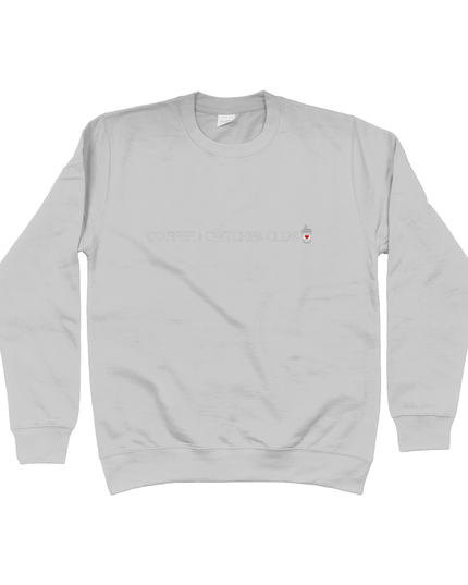 Coffee & Cwtches Club embroidered sweatshirt