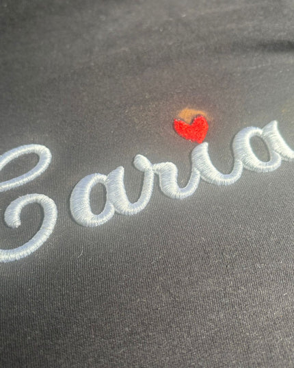 Cariad embroidered sweatshirt