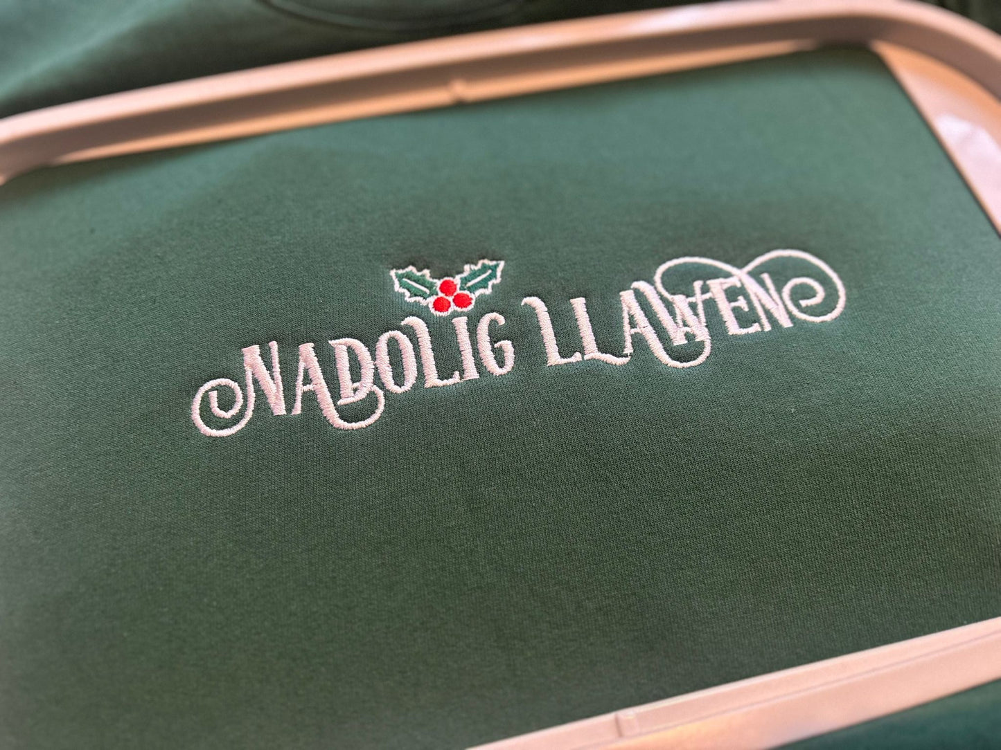 Nadolig Llawen Child's Embroidered Sweatshirt