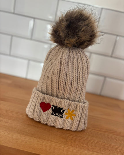 Cymru Embroidered Beanie Hat