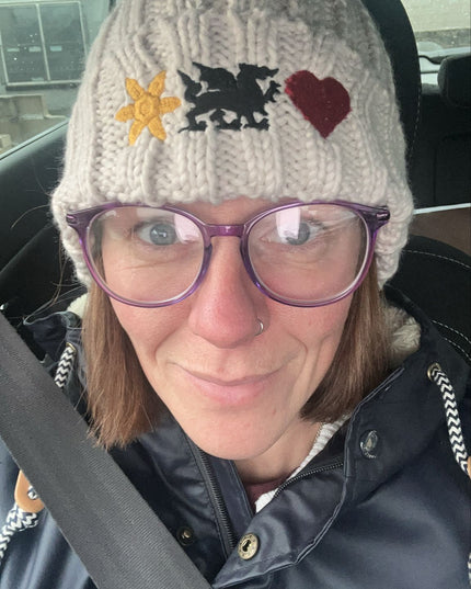 Cymru Embroidered Beanie Hat