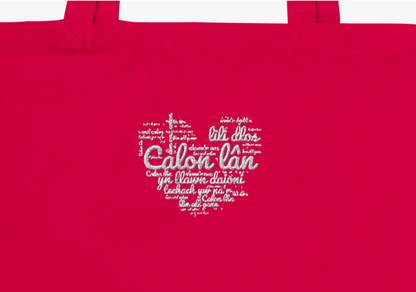 'Calon Lân' Embroidered Welsh Classic Tote Bag
